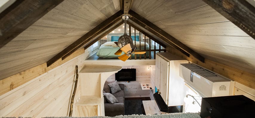 Loft Looking into Living Room